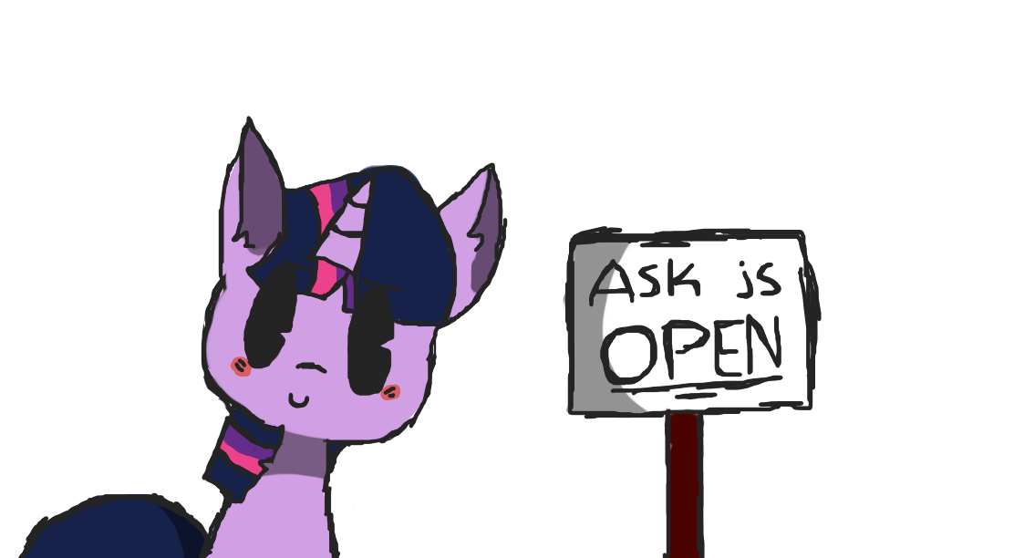 artsparkmod:  asktwilight-theunicorn:  [ Ask is OPEN ]  look at this cute  omg &lt;3