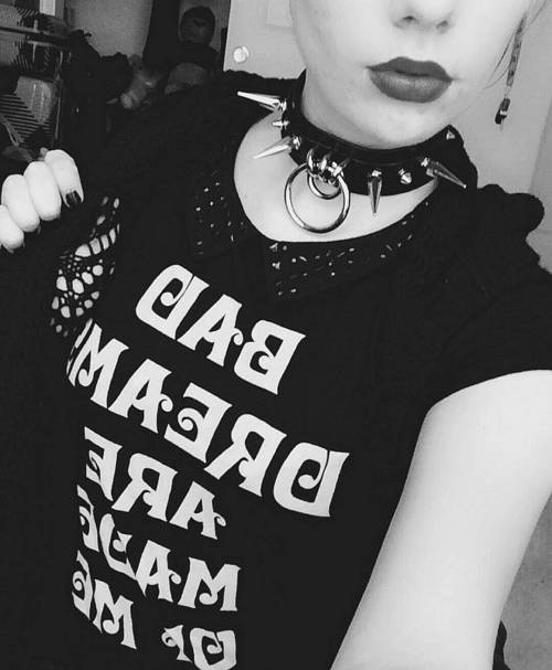 @kill_joy_ rockin&rsquo; her black Naya choker Get yours at ➡ WWW.PINKMILKSWEDEN.COM