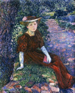 Fleurdulys:portrait Of Daisy Weber - Theo Van Rysselberghe1907