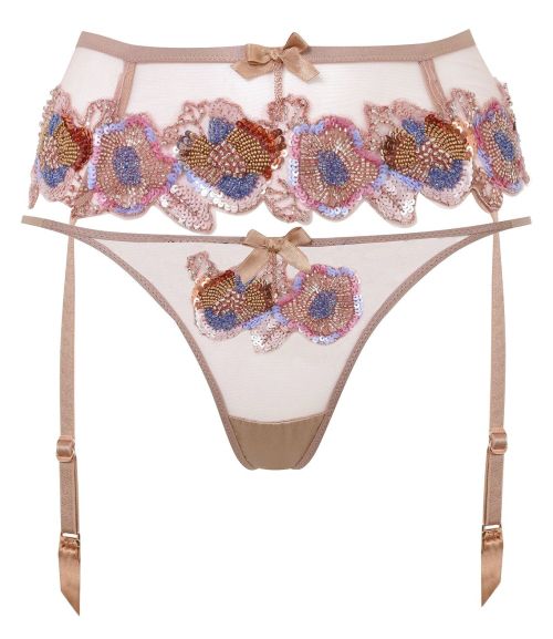 Martysimone:    Agent Provocateur | Giana • In Sheer Base + Opulent Floral Motif