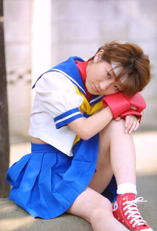 Arisa Kusama - Sakura Kasugano Street Fighter Zero More Cosplay Photos &amp;