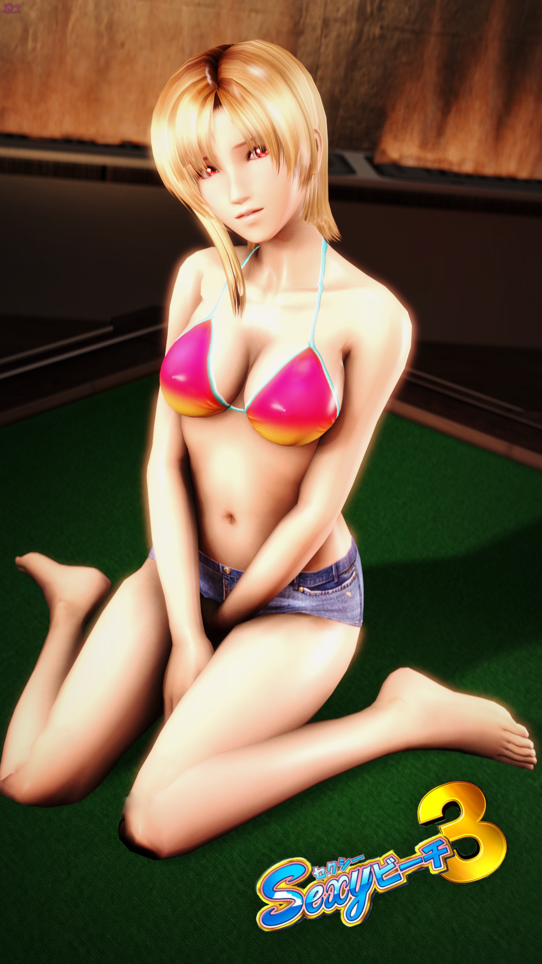 seductive-creativity:  Sexy Beach 3: Mayday  Artwork by S.C.(Set@Imgur)Hey everyone.I’m