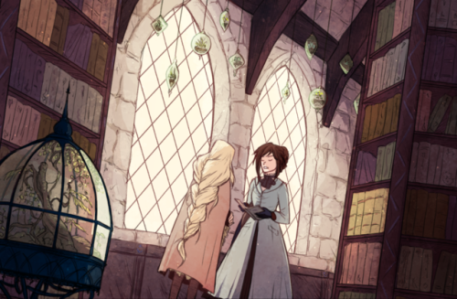 bookwyrmscomic: Botany Room at Ivergor’s Library. It’s definitely too soon to say this, 