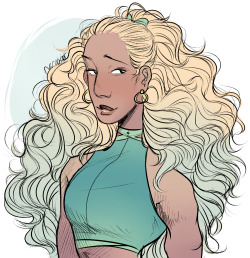 narootos:  human au opal!!! yeah 