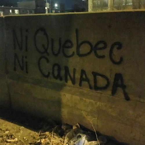 ‘Neither Quebec, Nor Canada’Seen in Montreal