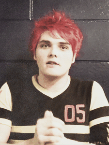 gerward:  Gerard being a cutie. [x] 