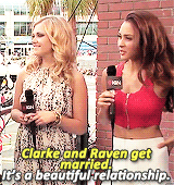 :favorite the 100 cast friendships↳ Eliza Taylor and Lindsey Morgan