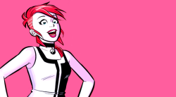 lgbtincomics:Kimber in Jem and the Holograms Annual 2017