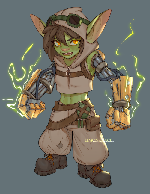  commission for a friend of their artificer gobbo, Mips!! had so much fun drawing her