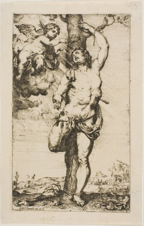 Willem Panneels Flemish, 1600-after 1632 Saint Sebastian Crowned by an Angel, n.d. Art Institute Chicago