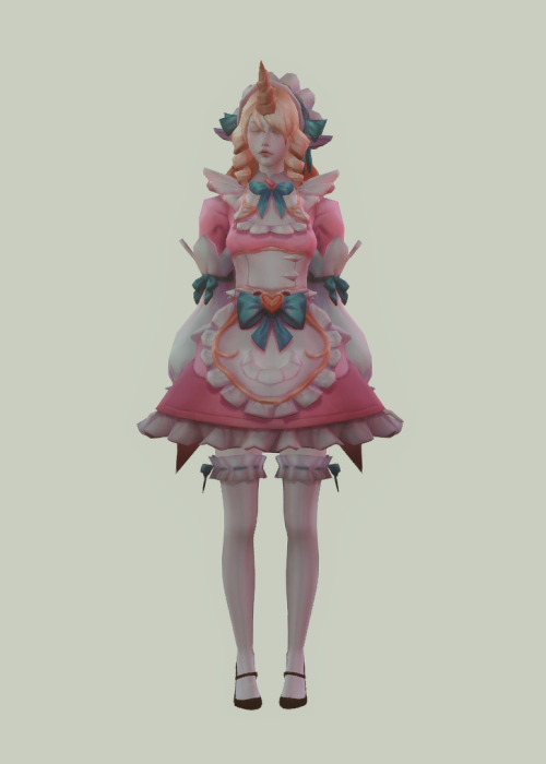 ✟ league of legends✟ cafe cuties soraka ✟ mesh be from  riotgames✟ hq  compatible✟ custom 