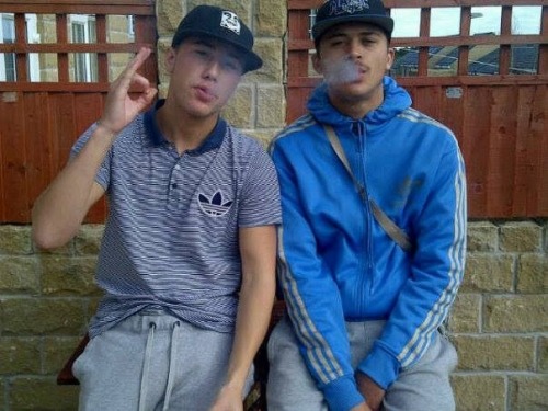 billgreesh:  nigtino:  Went upto Huddersfield for a weekend one of the Local chav Lads I fucked, Huddersfield has loads of hot chav Lads  Love to suck his hot chav cock!