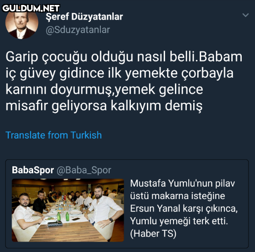 Şeref Düzyatanlar...