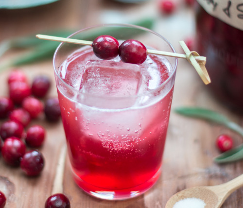 jerryjamesstone:  Cranberry & Sage Drinking Vinegar http://cookingstoned.tv/recipe/cranberry-sage-shrub-drinking-vinegar/ 