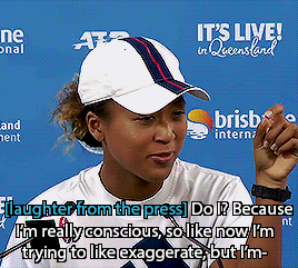 myolesolskjaer:Naomi Osaka interrupts the press conference with a question of her own || pre tournam