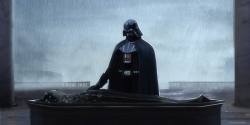 keblava:  Darth Vader visit Padme’s Tomb by Ludovic Bourgeois Link to Ludovic Bourgeois Gallery