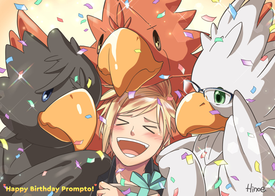 hinoe-0:  Happy Birthday Prompto! Thanks for your mighty smile❤️