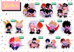 meru90: my store is open again and it’s just a bunch of self indulgent stickers (；´∀｀) i sadly couldn’t do more charms cause my last batch had problems with custom office so i’m a bit wary about that lately hhhhhfeel free to check it out