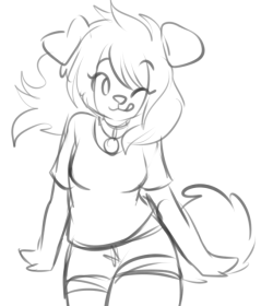 slovenskiy:  i’ve been a piece of shit regarding art since i’m busy finishing commissions and doing stuff “irl” so to apologize here’s sugar wearing actual clothes 