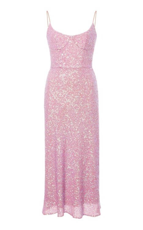 chandelyer:MARKARIAN ‘Heart Of Glass’ sequin silk dress