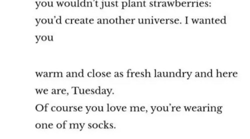 During The First Couple Months Of Us Dating- Mel Would Take My Socks And I Wouldnt Know Until She Removed