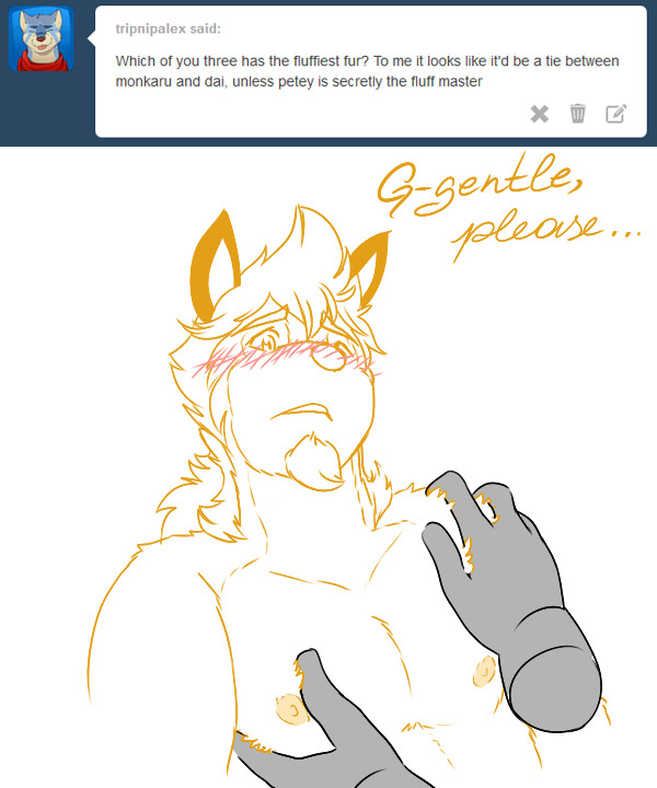 askdaidungeon:  Well, why don’t you guys judge it? Who looks the fluffiest? 