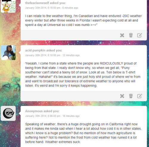    yeah i totally hear you guys! ;o; it doesn&rsquo;t matter if its cold or heat