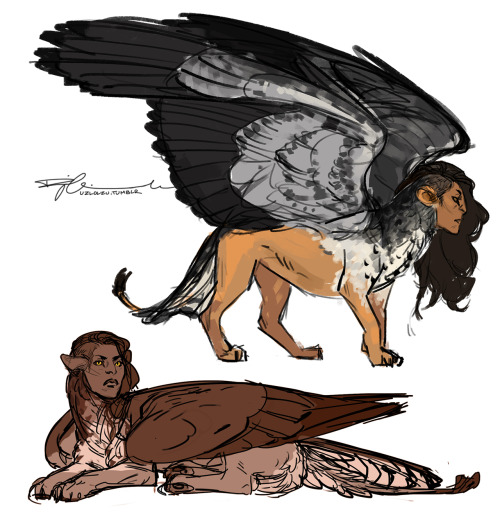 uzlolzu:Playing around with sphinx designs that may or may not change. It’s been interesting and tri