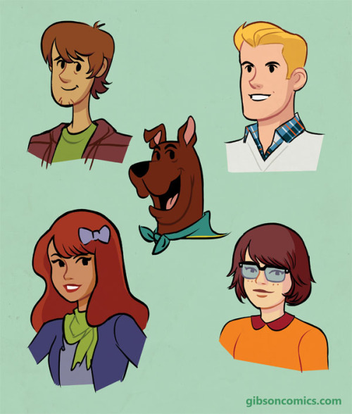 jordangibson:  So for no reason at all I drew my own version of a modern day Scooby Doo!   TUMBLR / TWITTER / STORENVY / INSTAGRAM / FACEBOOK    