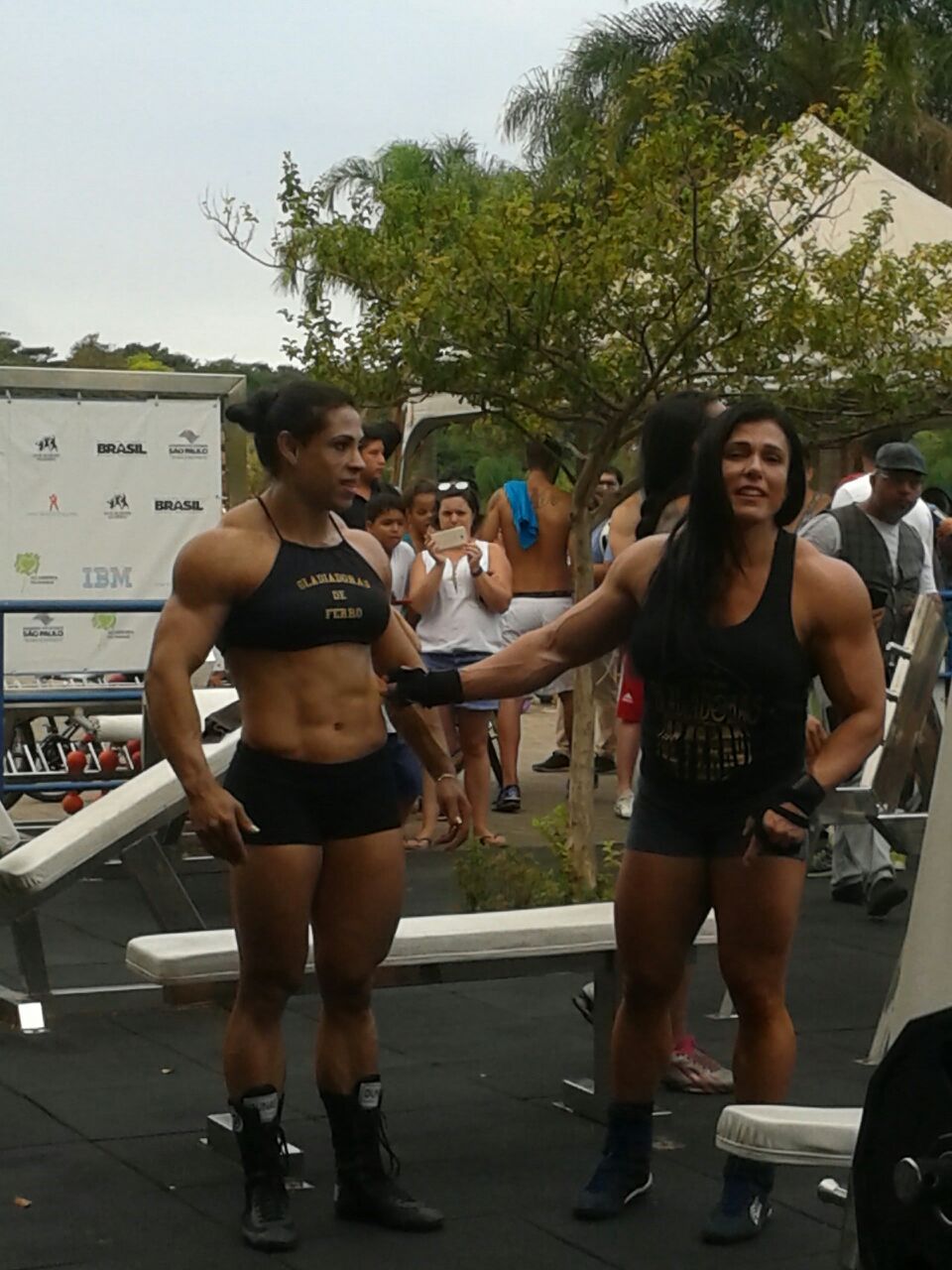 femalemuscletalk:  Don’t pinch me or I’ll pinch you back.