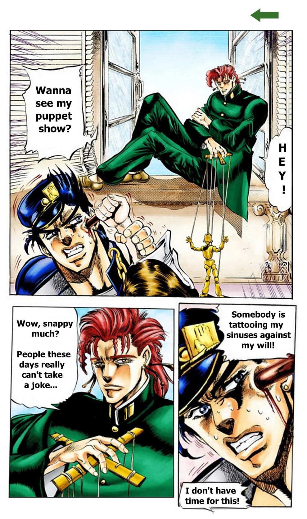 Jojo's Bizarre Adventure shatposts — Today is the perfect day to bring back  my old joke