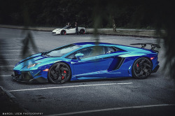 automotivated:  CHROME BLUE AVENTADOR by Marcel Lech on Flickr.