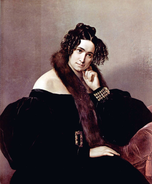 Portrait of Felicina Caglio Perego di Cremnago by Francesco Hayez, 1842