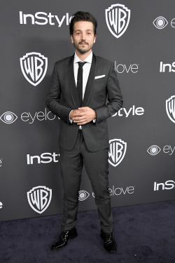 celebsofcolor:Diego Luna attends The 2017 InStyle and Warner Bros. 73rd Annual Golden Globe Awards Post-Party at The Beverly Hilton Hotel on January 8, 2017 in Beverly Hills, California.