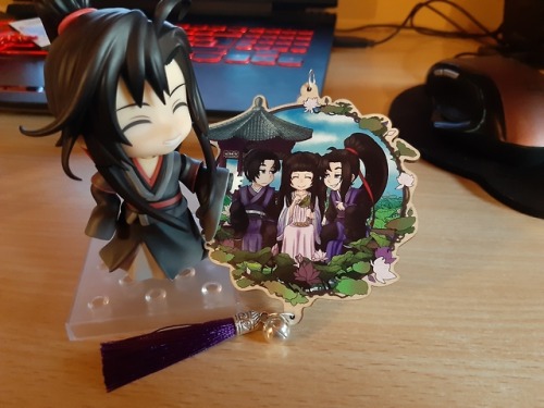  Finally MDZS charms photos! I would’ve waited for LWJ nendo, but who knows when tiny husband 