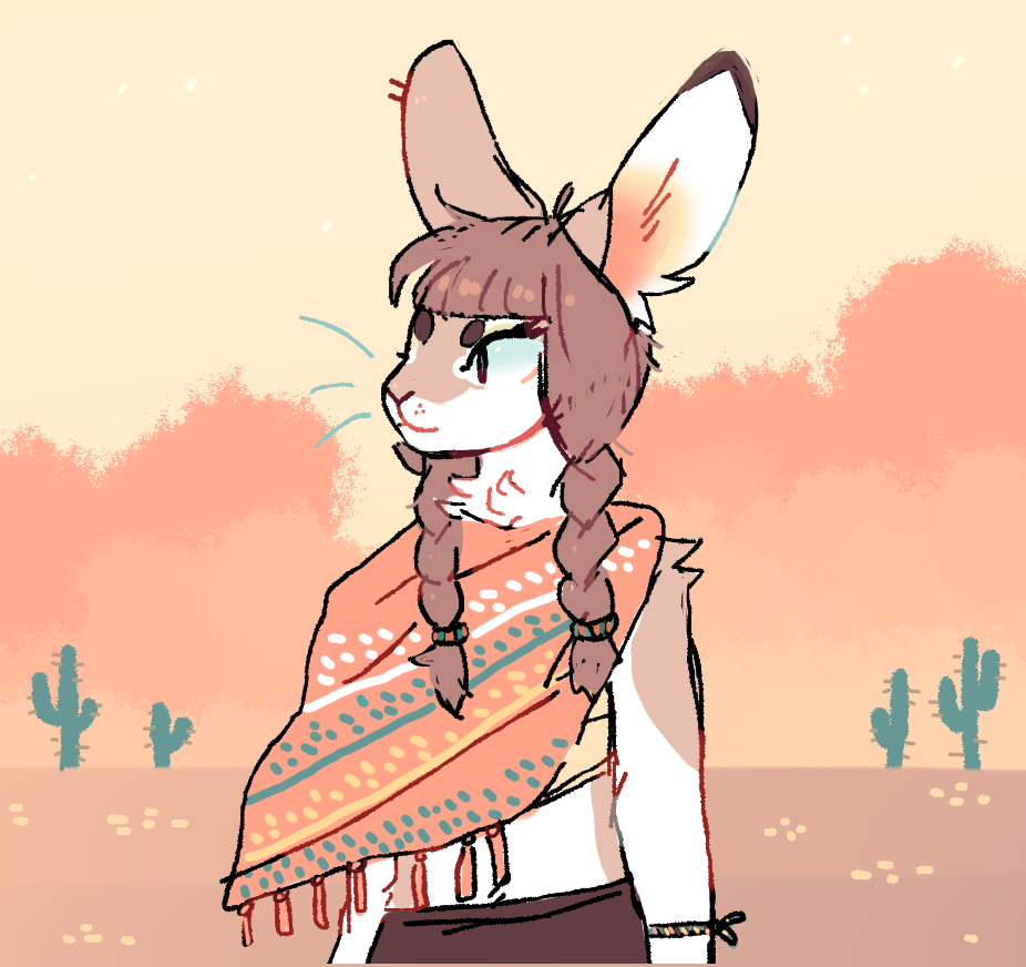 scpkid:  desert cottontail girl 