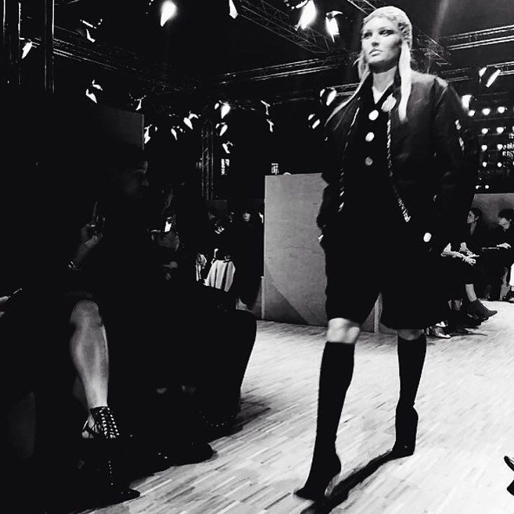Amazing @givenchyofficial show last night! Thank you @riccardotisci17 @guidopalau