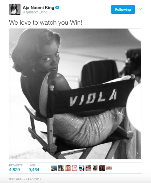 htgawmsource:  How To Get Away With Murder, cast & crew respond to Viola Davis’ Oscar Win for ‘Best Actress in a Supporting Role’