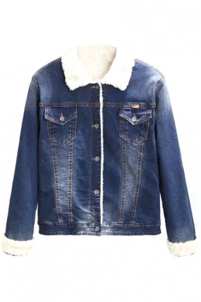 humorkingfun:  Denim Coat &amp; Jacket Blue Two Piece In One  Light Blue Cartoon