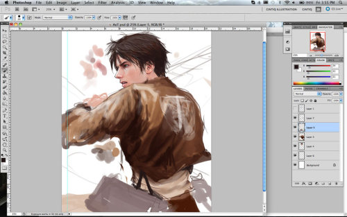 Eren WIP by =brilcrist  EREN AGASDGADGASFADFASDF