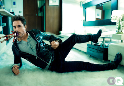 suicideblonde:  Robert Downey Jr photographed by Peggy Sirota for GQ, May 2013 