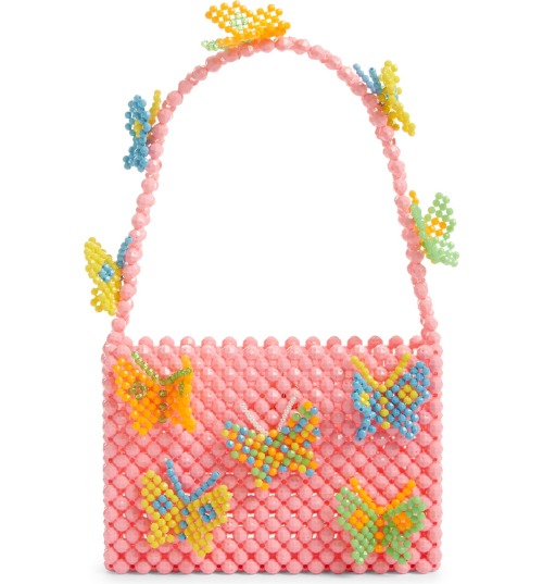 peachblushparlour: Mini Butterfly Beaded Handbag