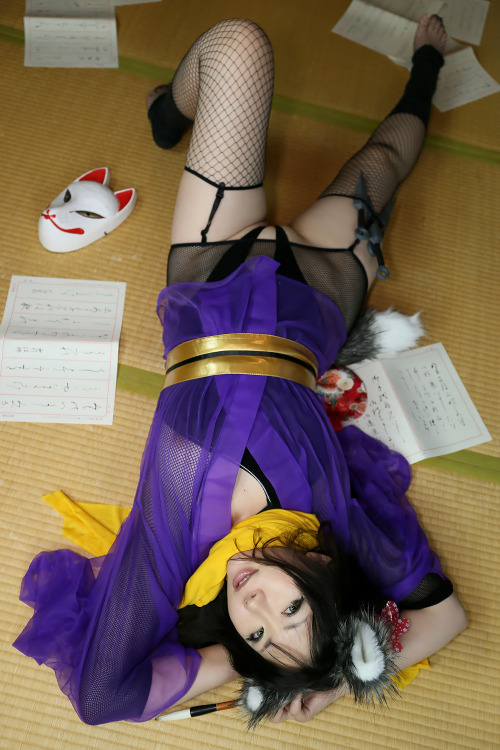 Cute Cosplay Girl Higurashi Rin (Kitsune-Chan) 1-49