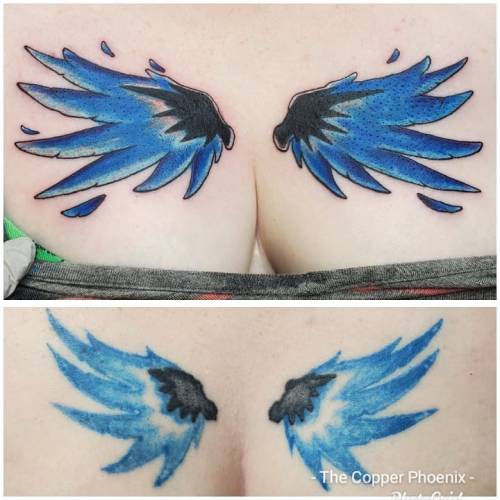 <p>Reworked some wings yesterday.   Thanks Carly, always a pleasure working with you! <br/>
.<br/>
#ladytattooer #thephoenix #copperphoenix #shelbyvilleindiana #indianapolistattoo #indylocal #do317 #indytattoo #circlecity #waverlycolorco #industryinks #yournewfavoriteink #artistictattoosupply #fkirons #indianaartist #wearesorrymom #wings #wingtattoo  (at Shelbyville, Indiana)<br/>
<a href="https://www.instagram.com/p/CQmBfaFLu3l/?utm_medium=tumblr">https://www.instagram.com/p/CQmBfaFLu3l/?utm_medium=tumblr</a></p>