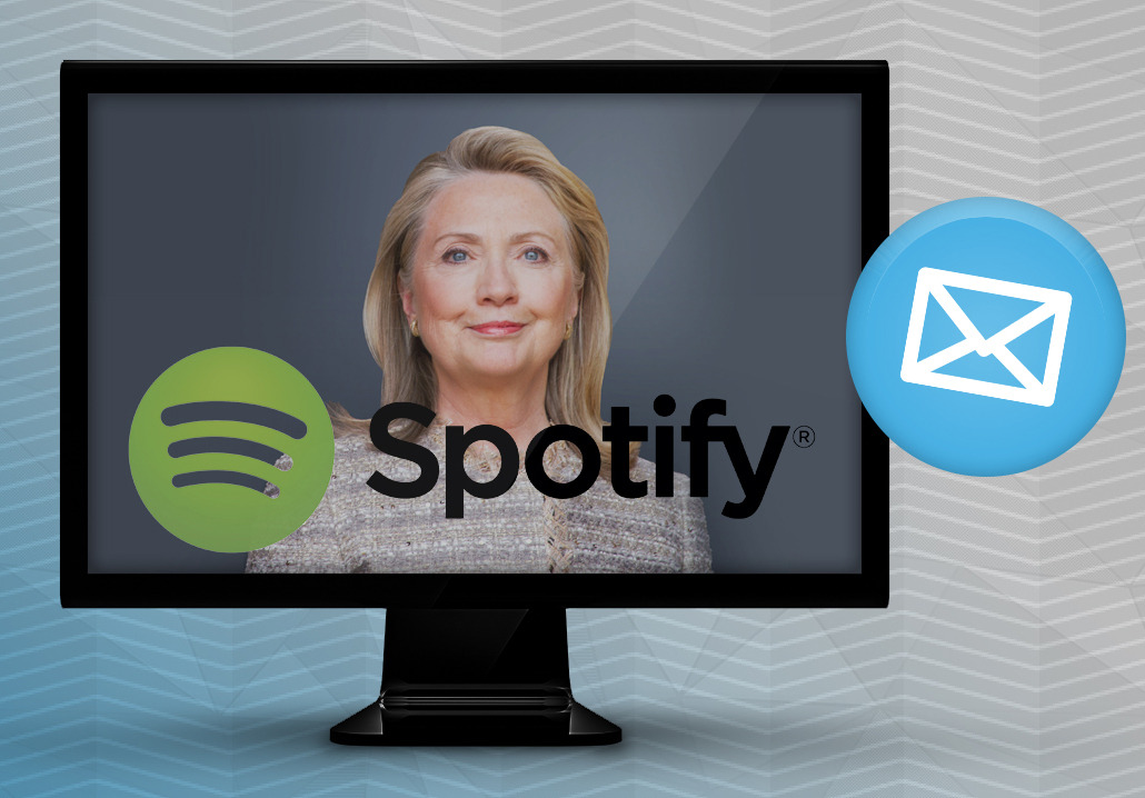 Hillary Clinton’s Leaked Emails … On Her Spotify PlaylistHillary Clinton released a Spotify playlist of her most-beloved songs, but these leaked emails reveal her TRUE favorite tracks.