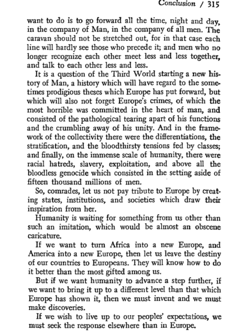 Frantz Fanon, The Wretched of the Earth (1961)