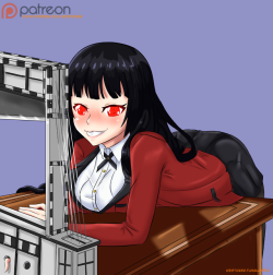 Patreon October Single Character Poll Winner 1 - Yumeko JabamiIf you haven’t seen I am making changes to my patreon. As part of the ŭ tier I will be offering a monthly raffle for one full coloured image of a single character. The first winner will