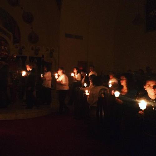 #GoodFriday processional at St George’s #Antiochian #Orthodox Church, #Worcester (at St. Georg