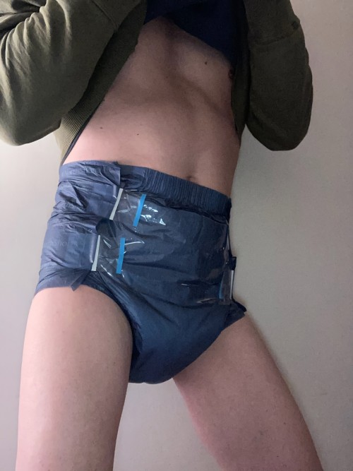 Hi Hi Wolf Pup N Bf Again In Our Bedtime Diapeys . Bf In Blue Megamax An Me In Daydreamer.
