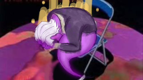 Will I Ever Stop Drawing The Ghosts In Shinji Chair Pose?? Probably Not.
